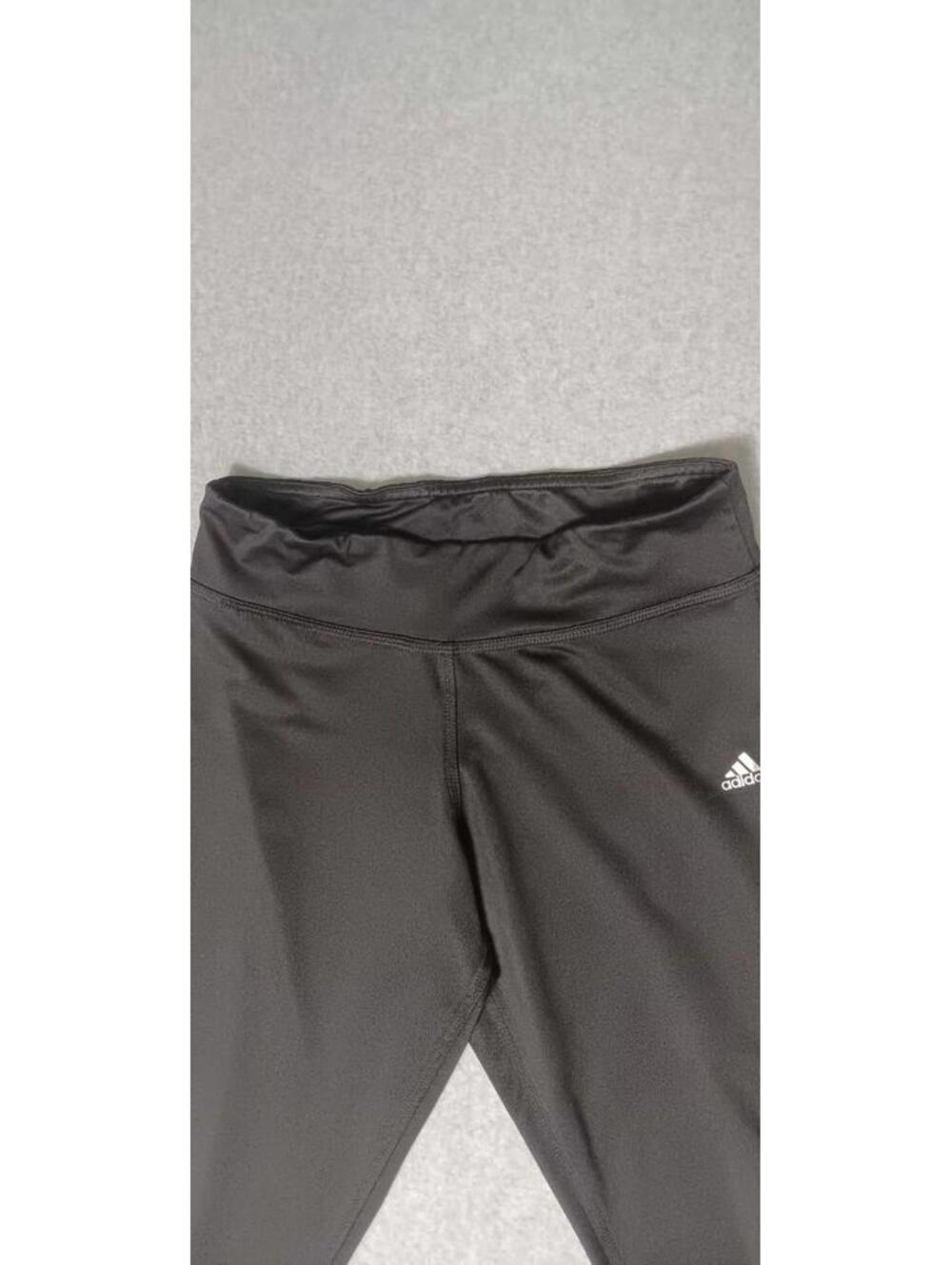 Adidas Capri Leggings Womens Size Small Black Running Jogging Athletic... - Picture 7 of 12